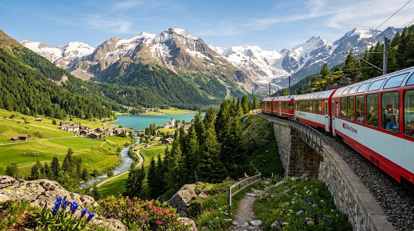 Swiss Train Travel Guide 2026: Best Scenic Routes and Passes - hero image