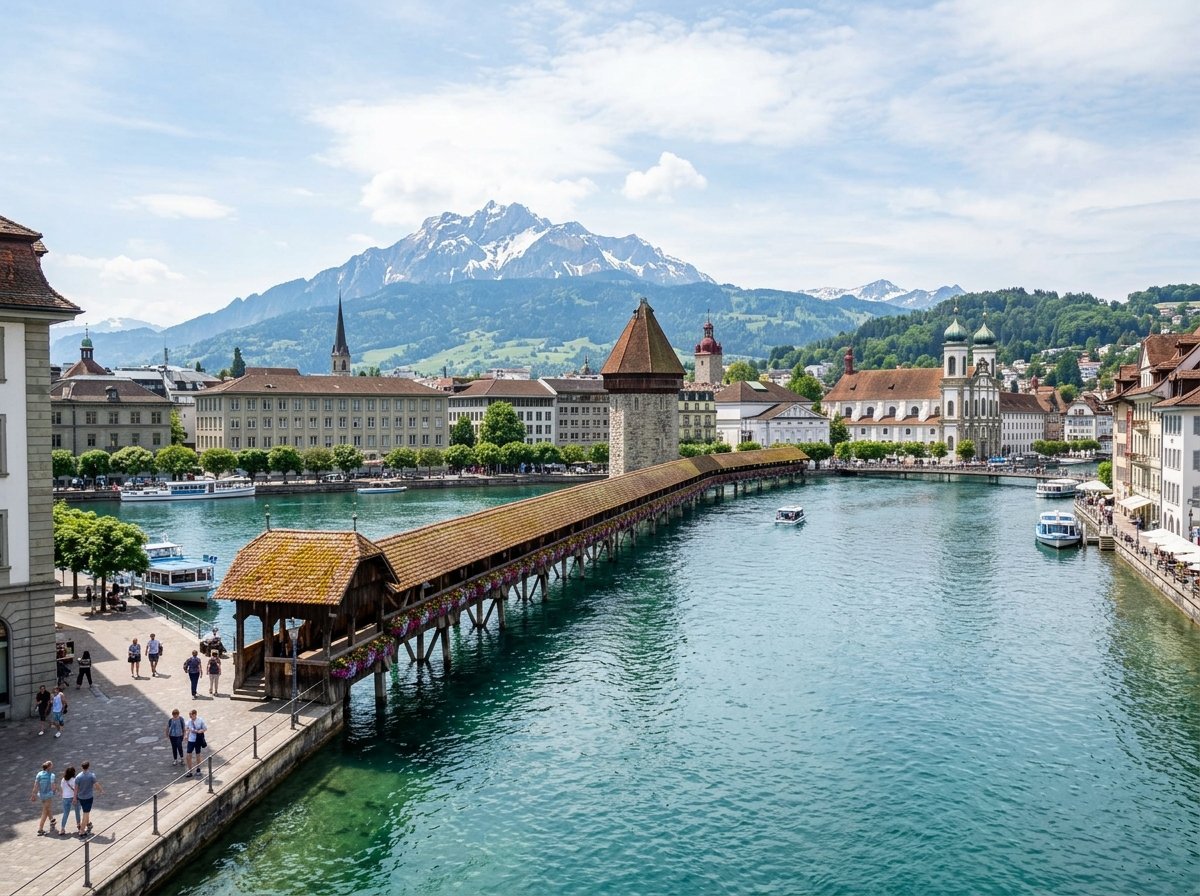 Lucerne Day Trip from Zurich 2026: Train Times, Costs & What to Actually See — illustration