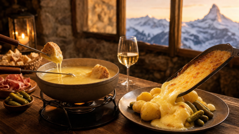 Raclette vs fondue Switzerland guide 2026