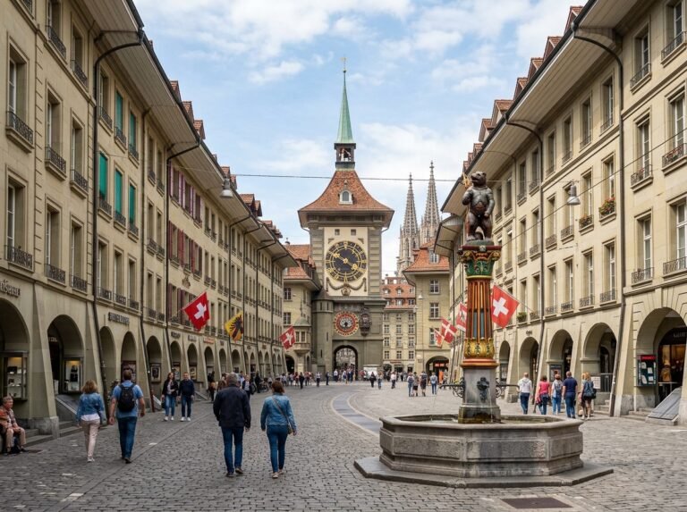 Bern Switzerland Travel Guide 2026: Old Town, Bears, and Alpine Views — illustration